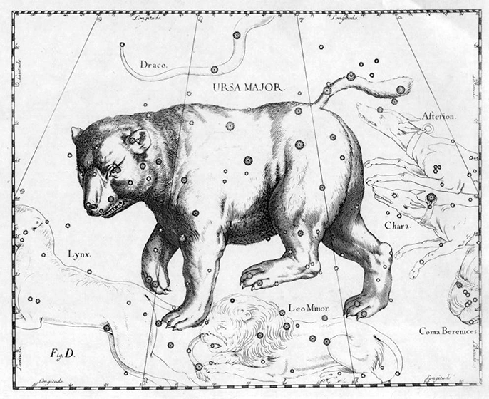 Ursa Major constellation Hevelius